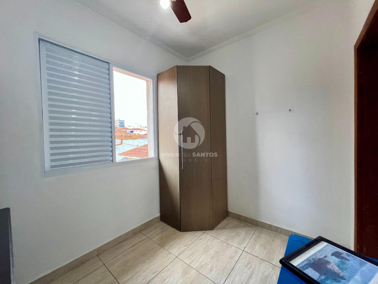 Localização privilegiada - 3 quartos - varanda de frente - Gonzaga em Santos em Gonzaga, Santos — foto 8