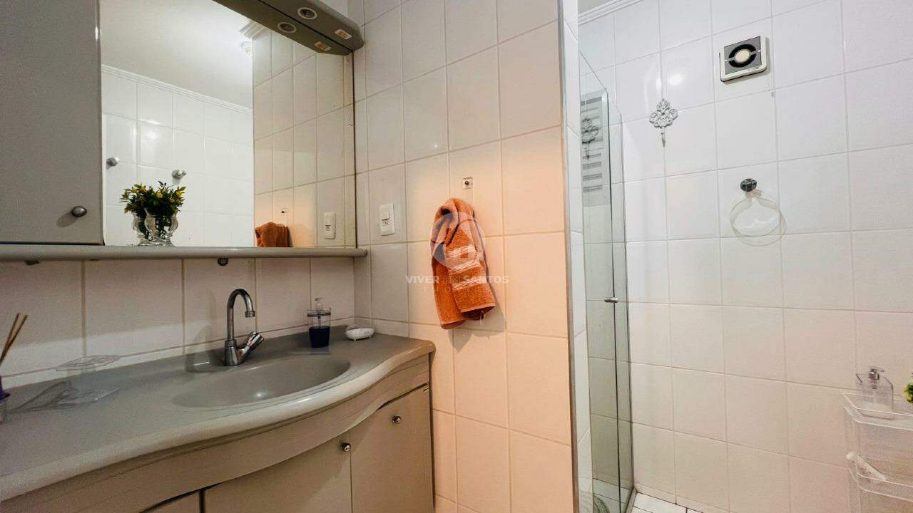 Apartamento vista mar com 2 quartos no Gonzaga- Santos em Gonzaga, Santos — foto 11