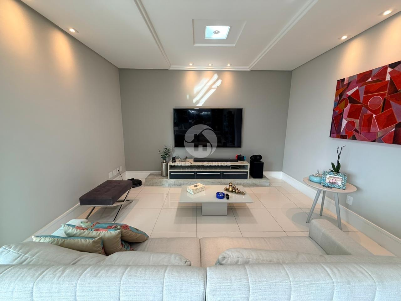 Apartamento com 3 suítes, 3 vagas e lazer- Boqueirão Santos em Boqueirão, Santos — foto 4