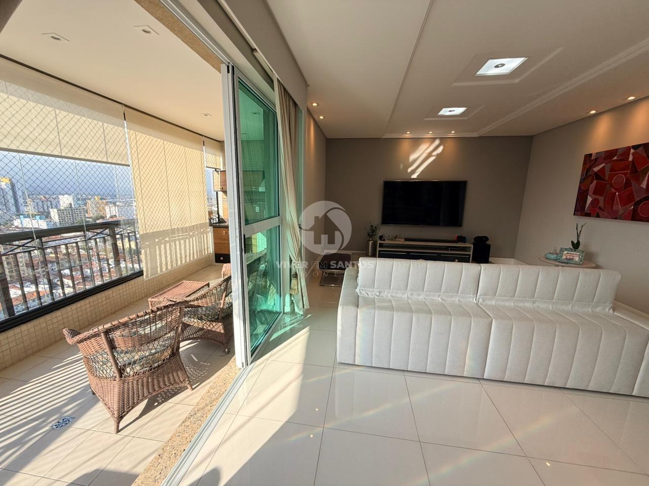 Apartamento com 3 suítes, 3 vagas e lazer- Boqueirão Santos em Boqueirão, Santos — foto 9