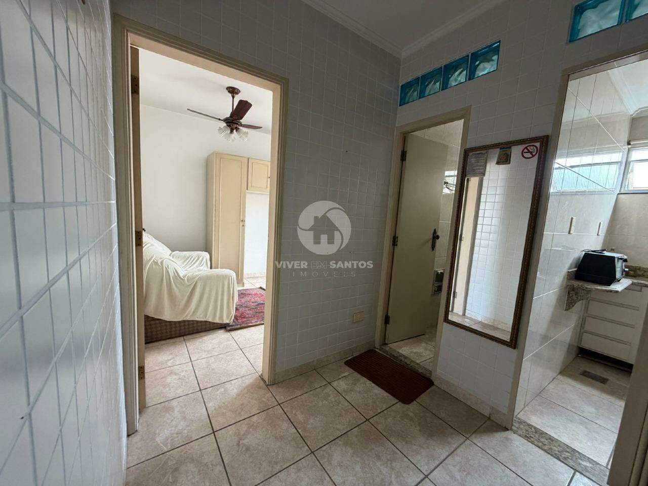 Apartamento à venda, Frente Mar com 1 quarto, 1 vaga, Embaré - Santos/SP em Boqueirão, Santos — foto 7