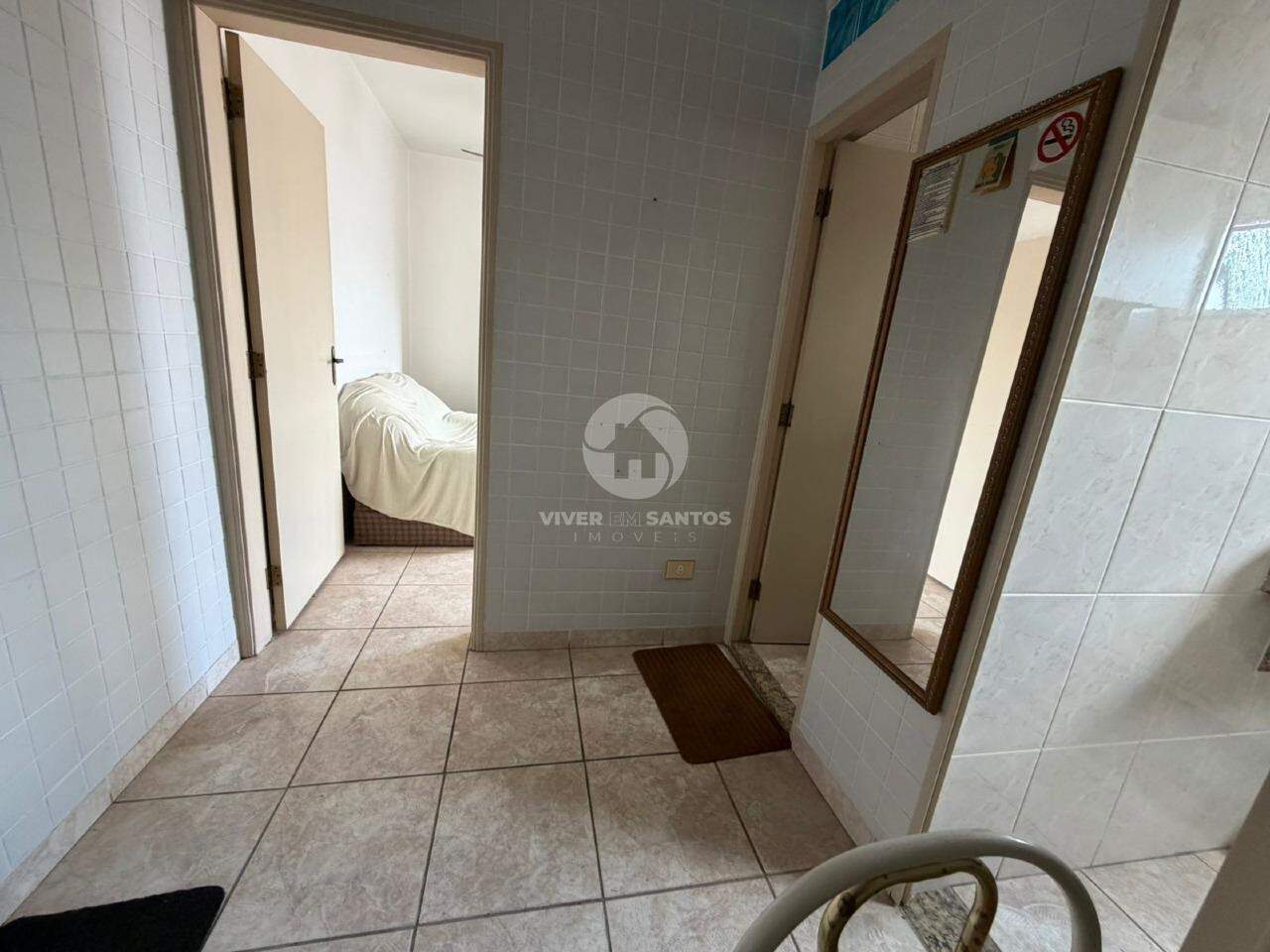 Apartamento à venda, Frente Mar com 1 quarto, 1 vaga, Embaré - Santos/SP em Boqueirão, Santos — foto 2