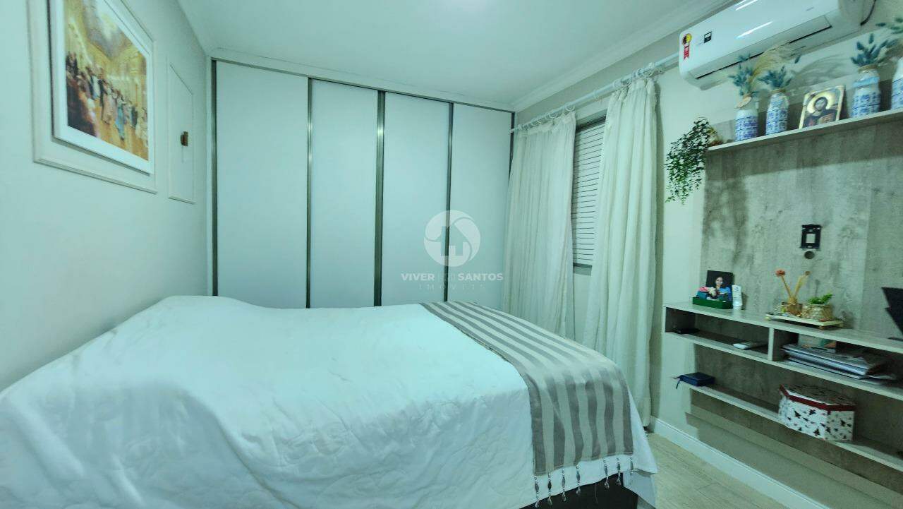 Lindo Apartamento Refúgio Moderno, Conforto e Praticidade 3 quartos varanda de frente, no Gonzaga em Santos em Gonzaga, Santos — foto 18
