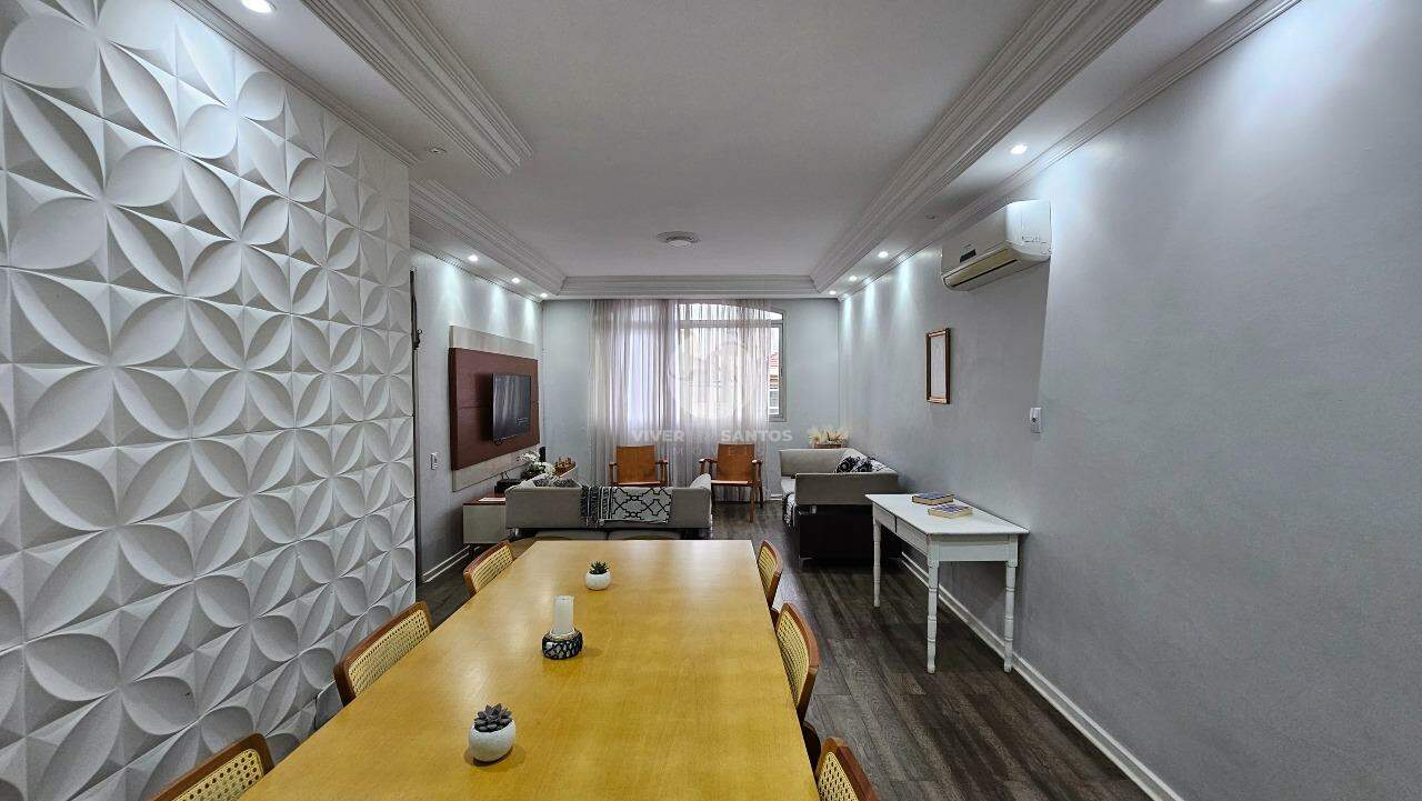 Lindo Apartamento Refúgio Moderno, Conforto e Praticidade 3 quartos varanda de frente, no Gonzaga em Santos em Gonzaga, Santos — foto 8