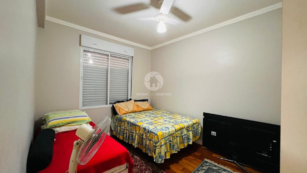 Apartamento com 2 quartos vista mar no Embaré em Santos em Boqueirão, Santos — foto 13