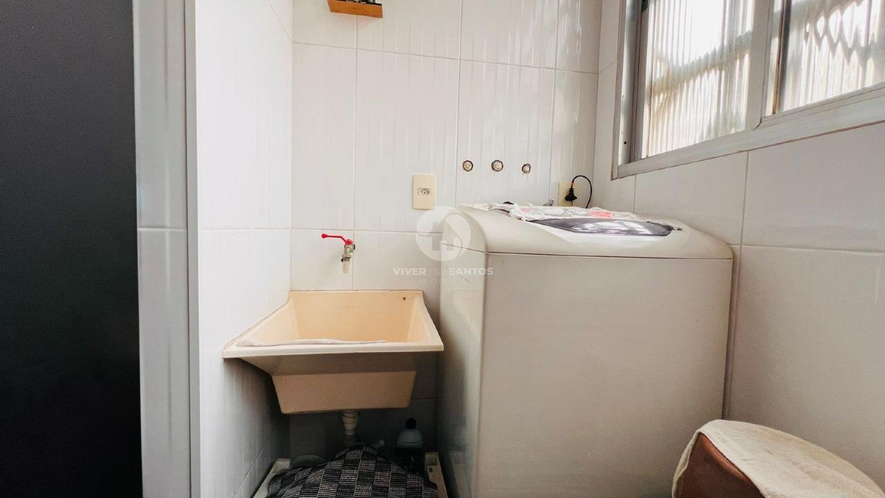Apartamento com 2 quartos vista mar no Embaré em Santos em Boqueirão, Santos — foto 18