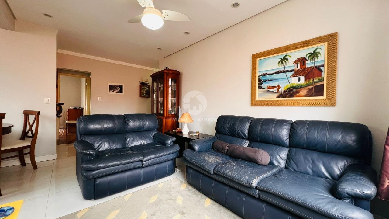 Apartamento com 2 quartos vista mar no Embaré em Santos em Boqueirão, Santos — foto 5
