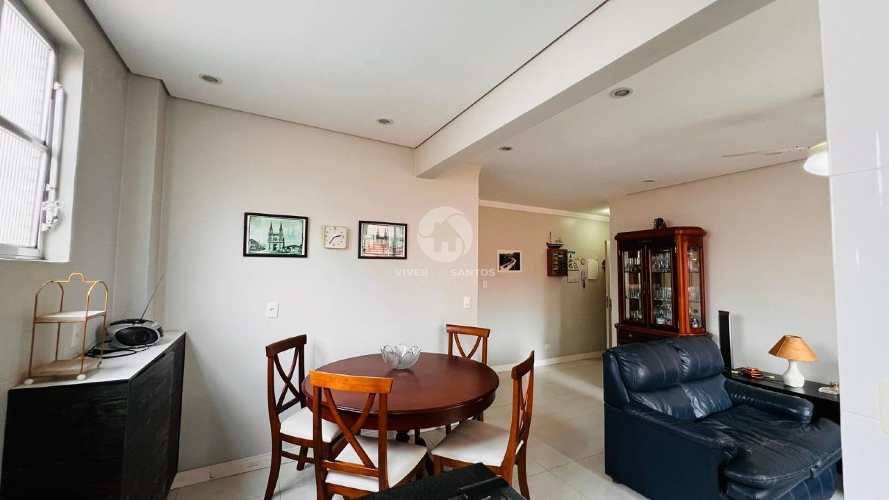 Apartamento com 2 quartos vista mar no Embaré em Santos em Boqueirão, Santos — foto 7
