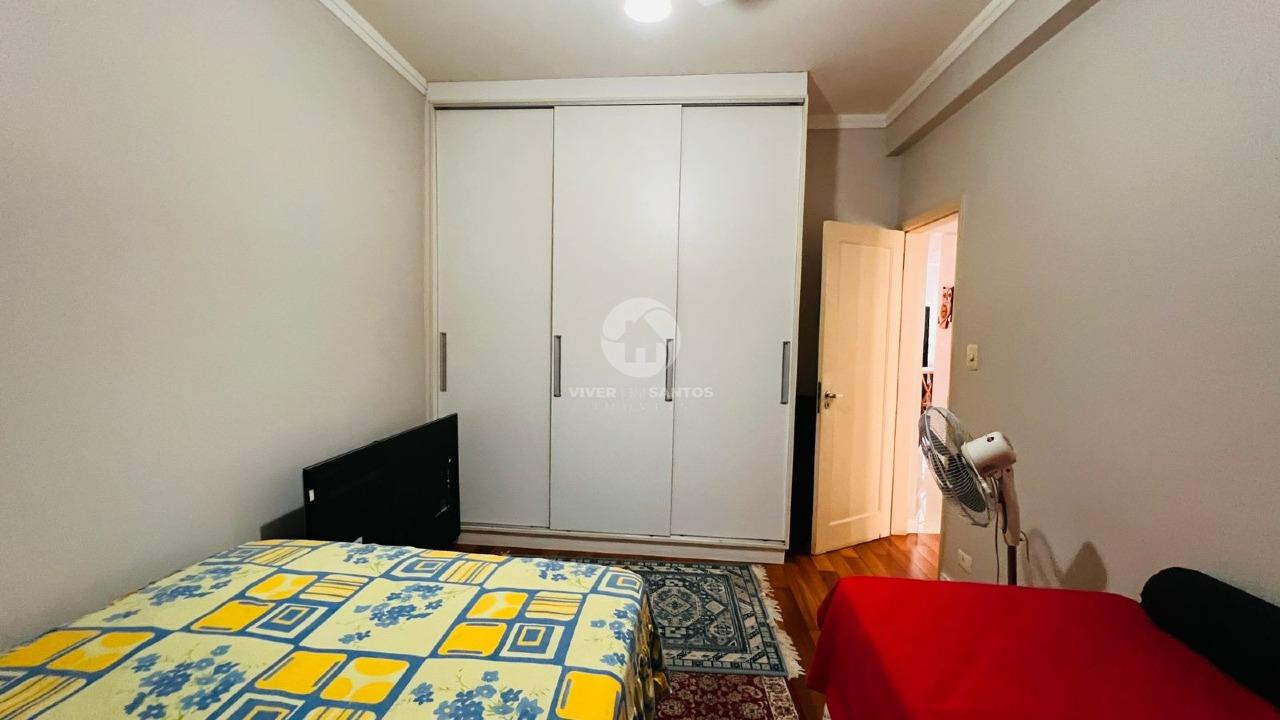 Apartamento com 2 quartos vista mar no Embaré em Santos em Boqueirão, Santos — foto 14