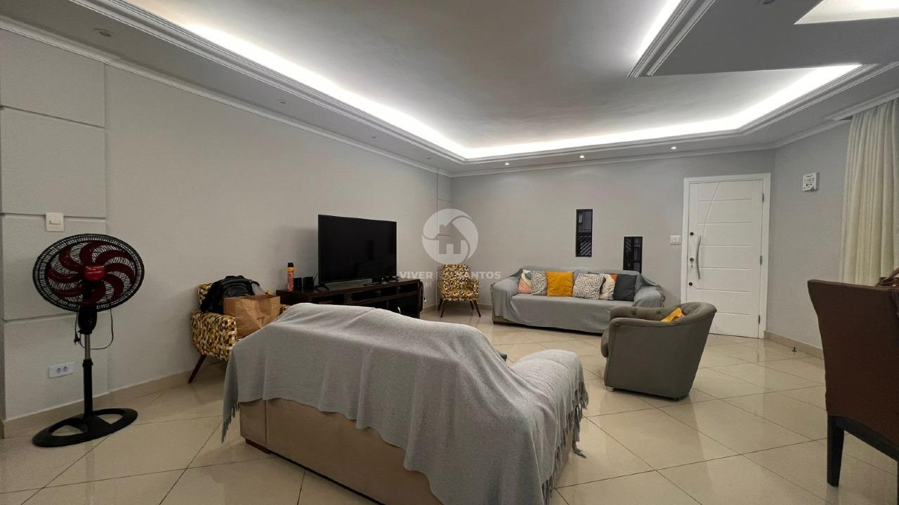 Casa Sobreposta Baixa com 3 suítes 2 vagas de garagem- em Ponta da Praia, Santos — foto 2