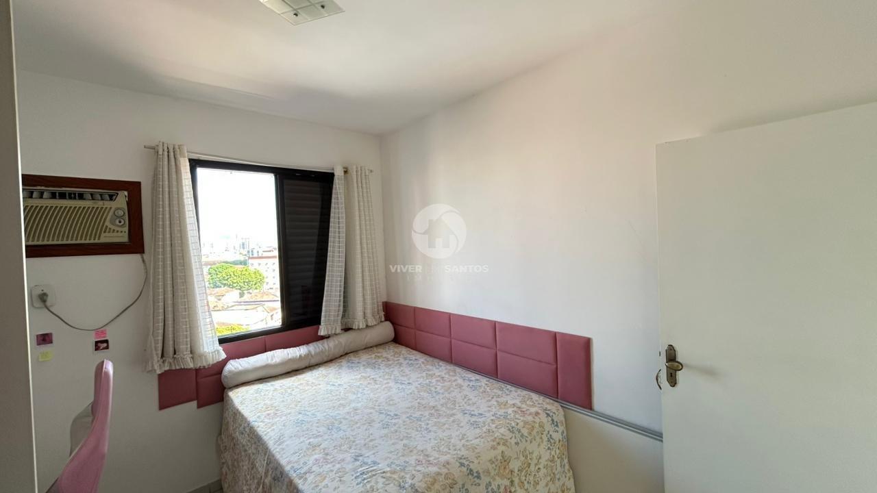 2 QUARTOS COM SACADA E VAGA DEMARCADA em Embaré, Santos — foto 14