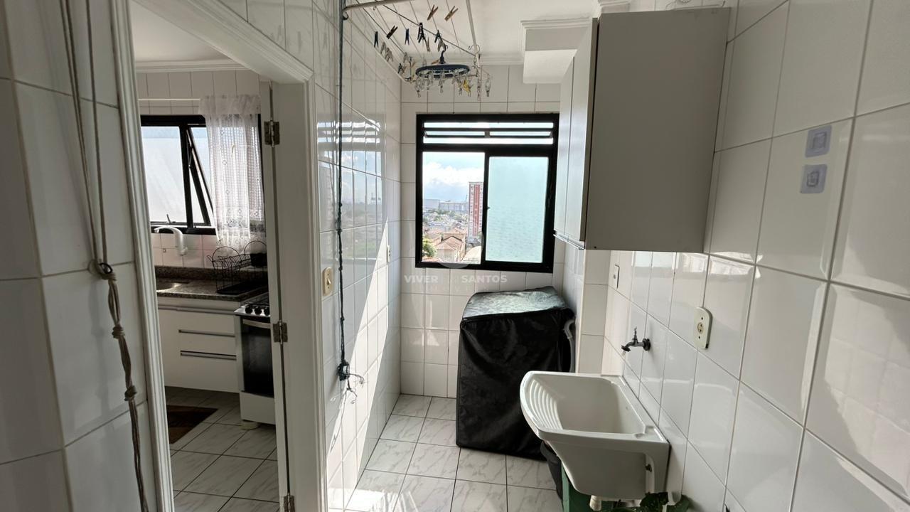 2 QUARTOS COM SACADA E VAGA DEMARCADA em Embaré, Santos — foto 7