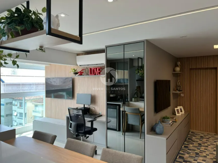 Apartamento com 2 quartos no Embaré em Embaré, Santos — foto 4