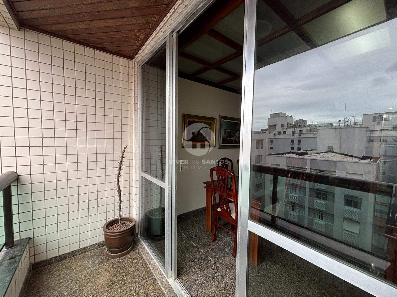 Cobertura com piscina, meia quadra da praia da Aparecida- Santos em Aparecida, Santos — foto 6
