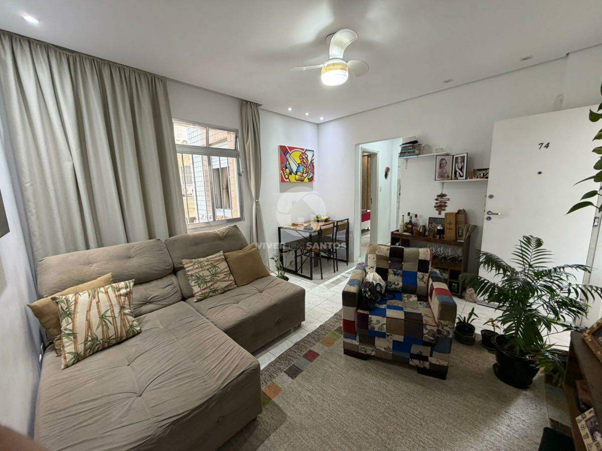 Apartamento 1 quarto com vista mar José Menino Oportunidade em José Menino, Santos — foto 2