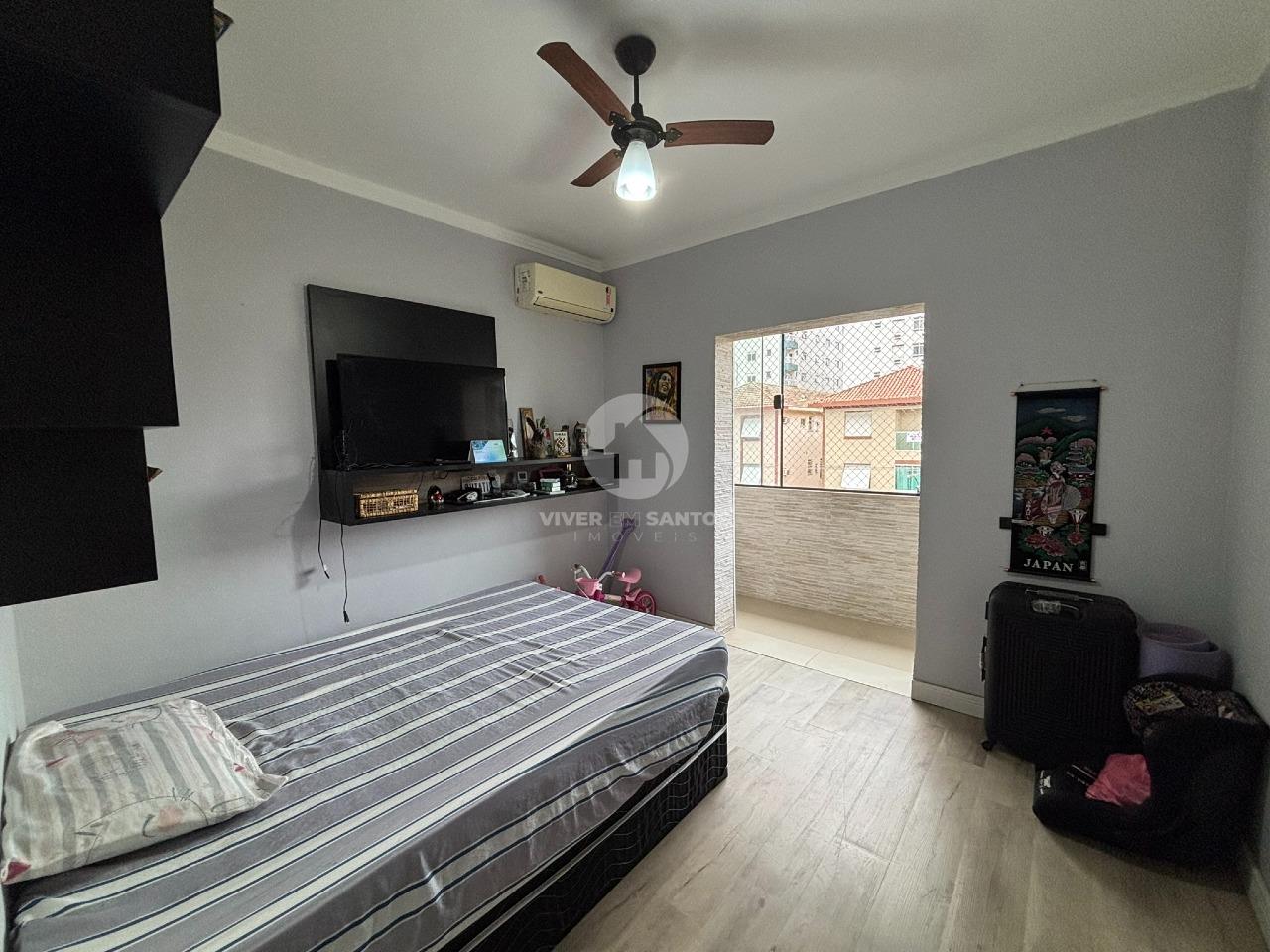 Apartamento reformado à venda no bairro Aparecida — Santos/SP em Aparecida, Santos — foto 9
