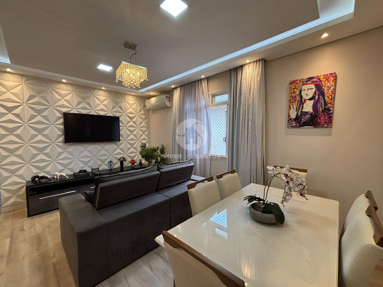 Apartamento reformado à venda no bairro Aparecida — Santos/SP em Aparecida, Santos — foto 2