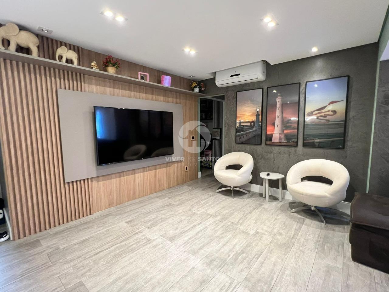 Apartamento 3 quartos com lazer completo na Ponta da Praia - Santos/SP em Ponta da Praia, Santos — foto 4