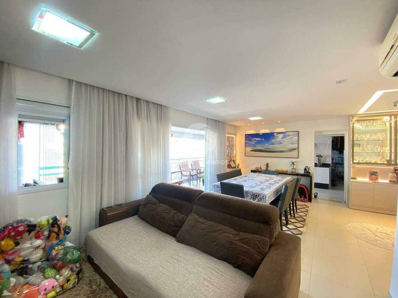 Lindo apartamento com 3 quartos e 2 vagas de garagem - Marapé - Santos/SP em Marapé, Santos — foto 6