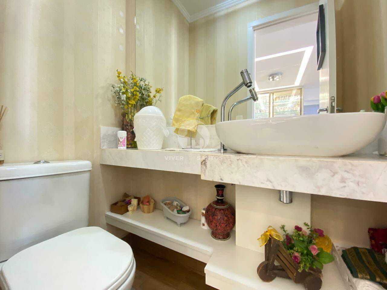 Lindo apartamento com 3 quartos e 2 vagas de garagem - Marapé - Santos/SP em Marapé, Santos — foto 8