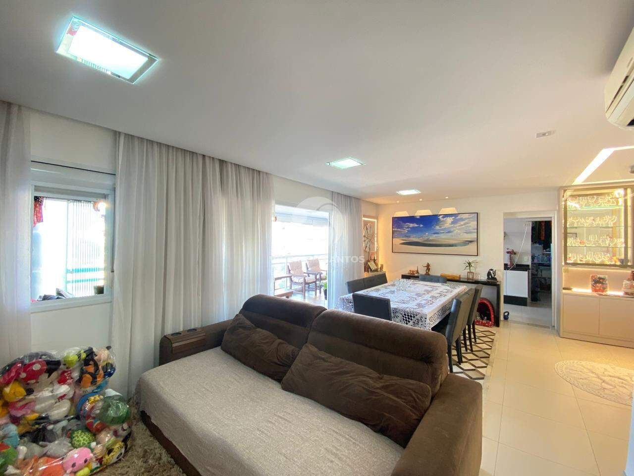 Lindo apartamento com 3 quartos e 2 vagas de garagem - Marapé - Santos/SP em Marapé, Santos — foto 5