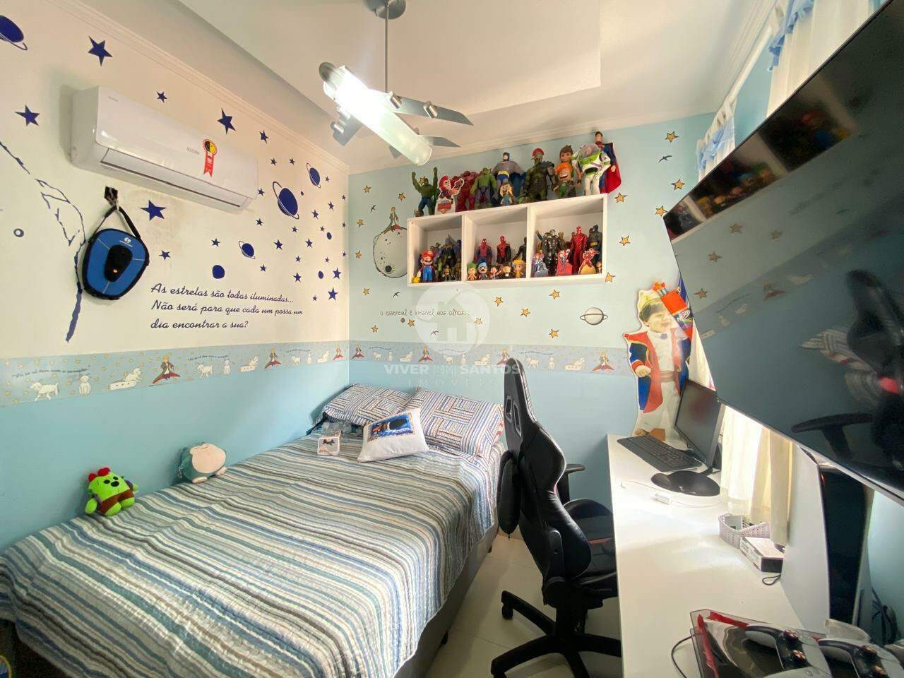 Lindo apartamento com 3 quartos e 2 vagas de garagem - Marapé - Santos/SP em Marapé, Santos — foto 17