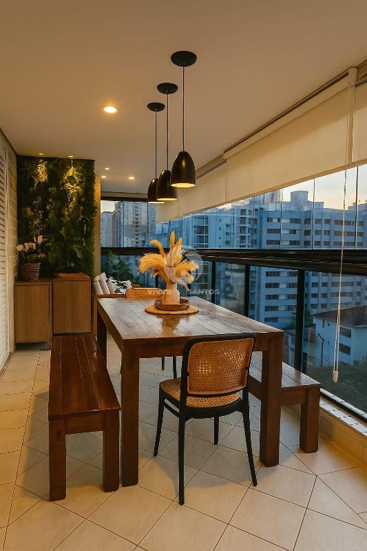 Apartamento a venda 3 dormitorios suite e lazer completo em Gonzaga, Santos — foto 3
