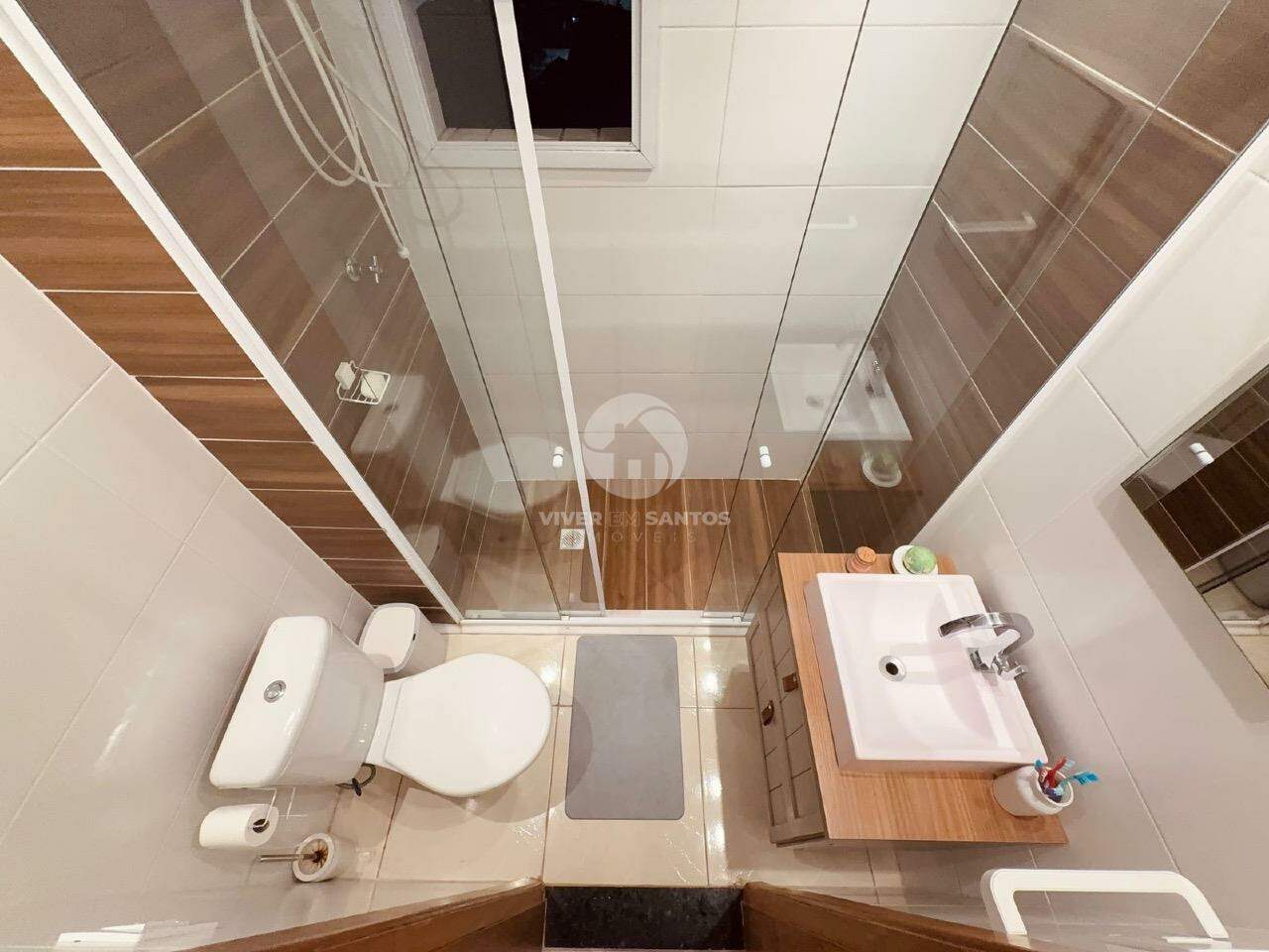 Apartamento 1 quarto com vaga demarcada em Santos em Macuco, Santos — foto 8