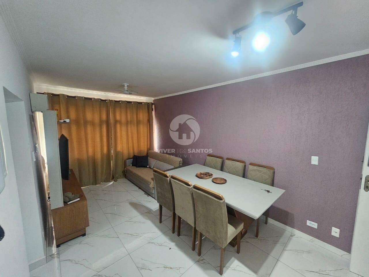 Apartamento 1 Dorm. Mobiliado reformado – 52m² + vaga em Santos (José Menino) | Lado direito em José Menino, Santos — foto 3