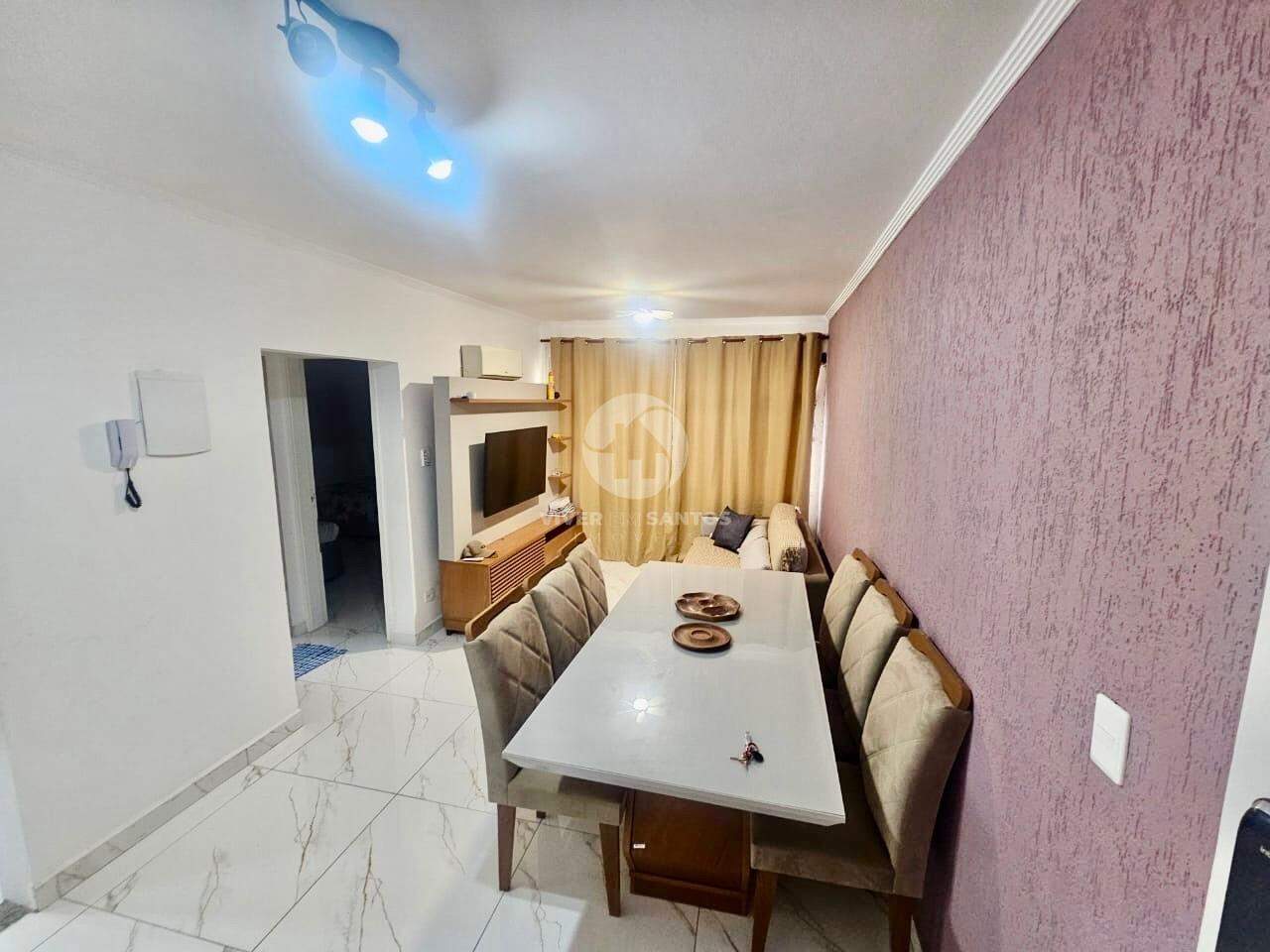 Apartamento 1 Dorm. Mobiliado reformado – 52m² + vaga em Santos (José Menino) | Lado direito em José Menino, Santos — foto 2
