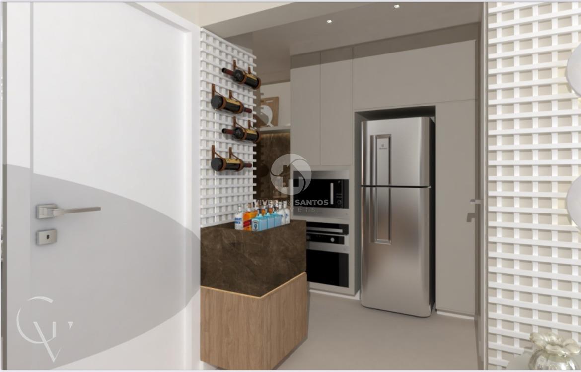 Apartamento Finamente Reformado na quadra da praia- Ponta da Praia - Santos em Aparecida, Santos — foto 6