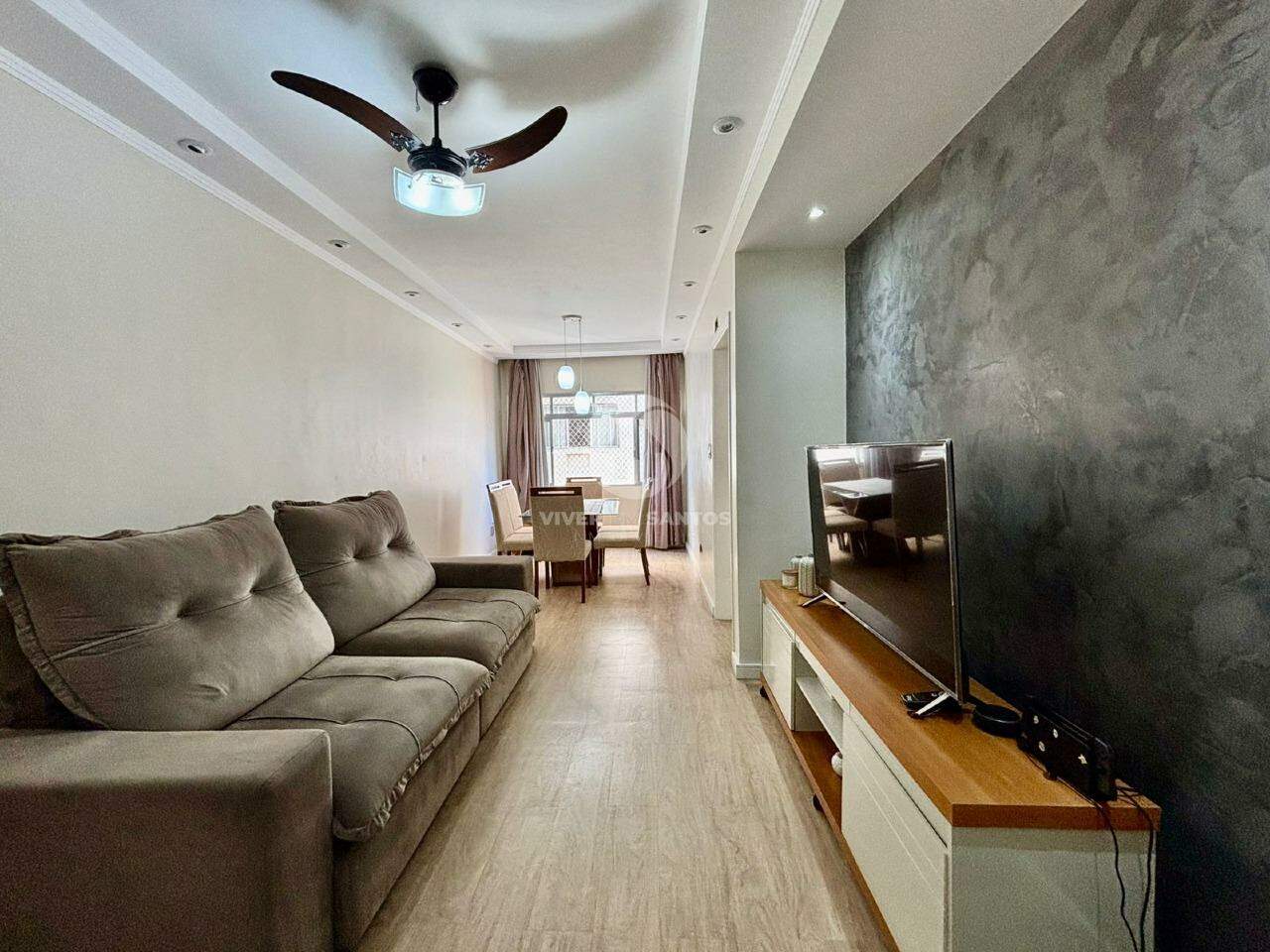 Apartamento 2 quartos com vaga de garagem - Aparecida- Santos em Aparecida, Santos — foto 2