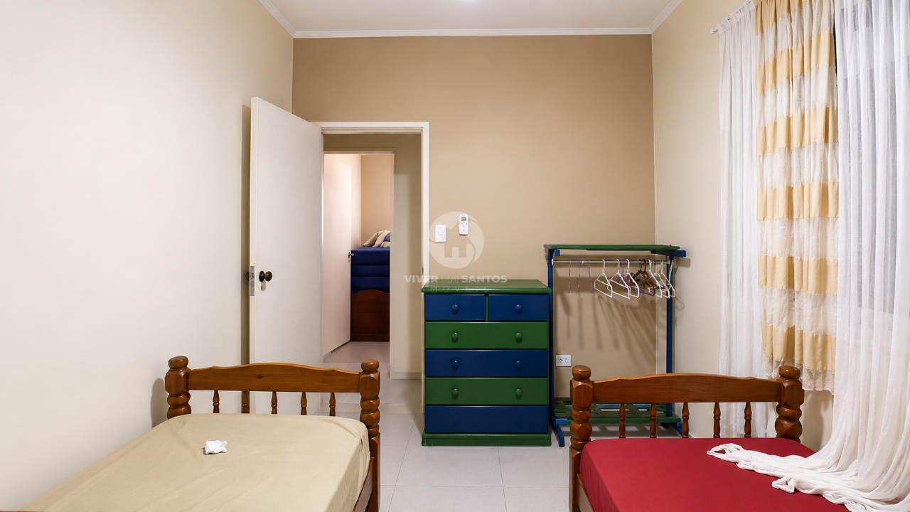 Apartamento a 1 Quadra da Praia com 3 Dormitórios no José Menino em José Menino, Santos — foto 9
