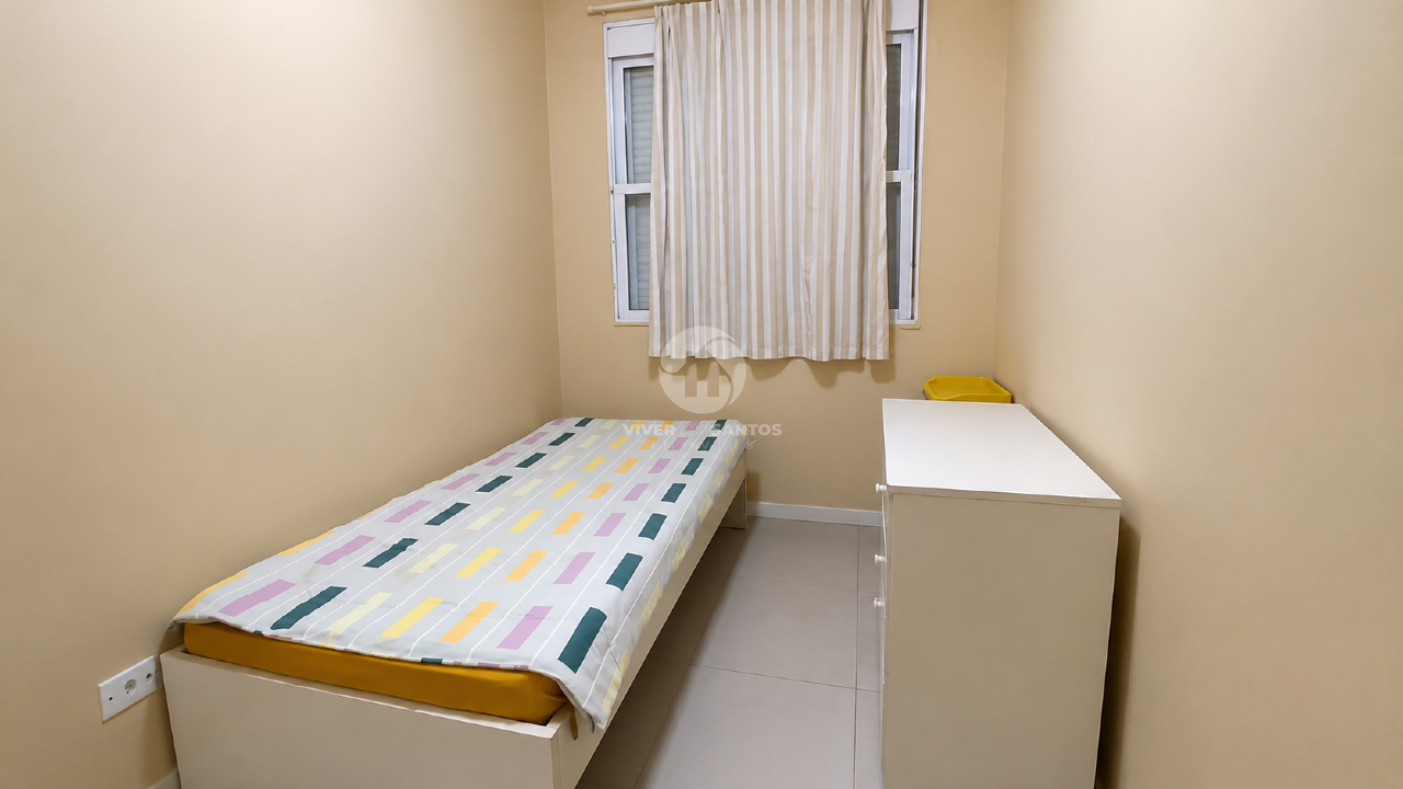 Apartamento a 1 Quadra da Praia com 3 Dormitórios no José Menino em José Menino, Santos — foto 4