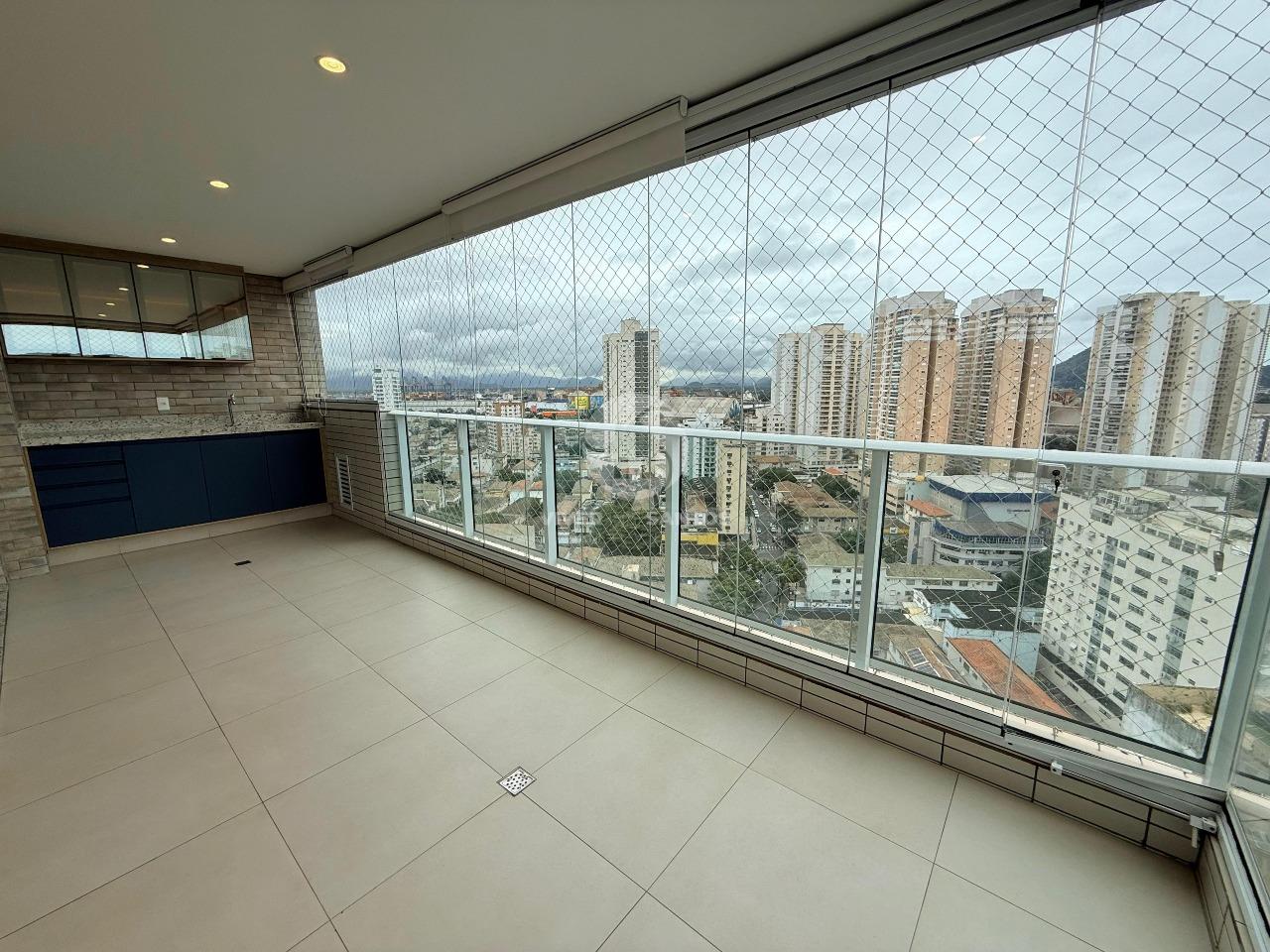 Apartamento com varanda e vista na Ponta da Praia em Ponta da Praia, Santos — foto 10