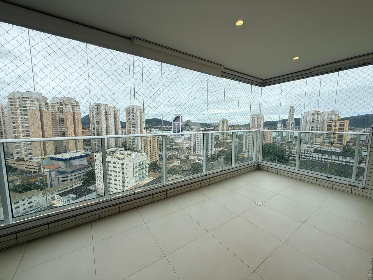 Apartamento com varanda e vista na Ponta da Praia em Ponta da Praia, Santos — foto 8