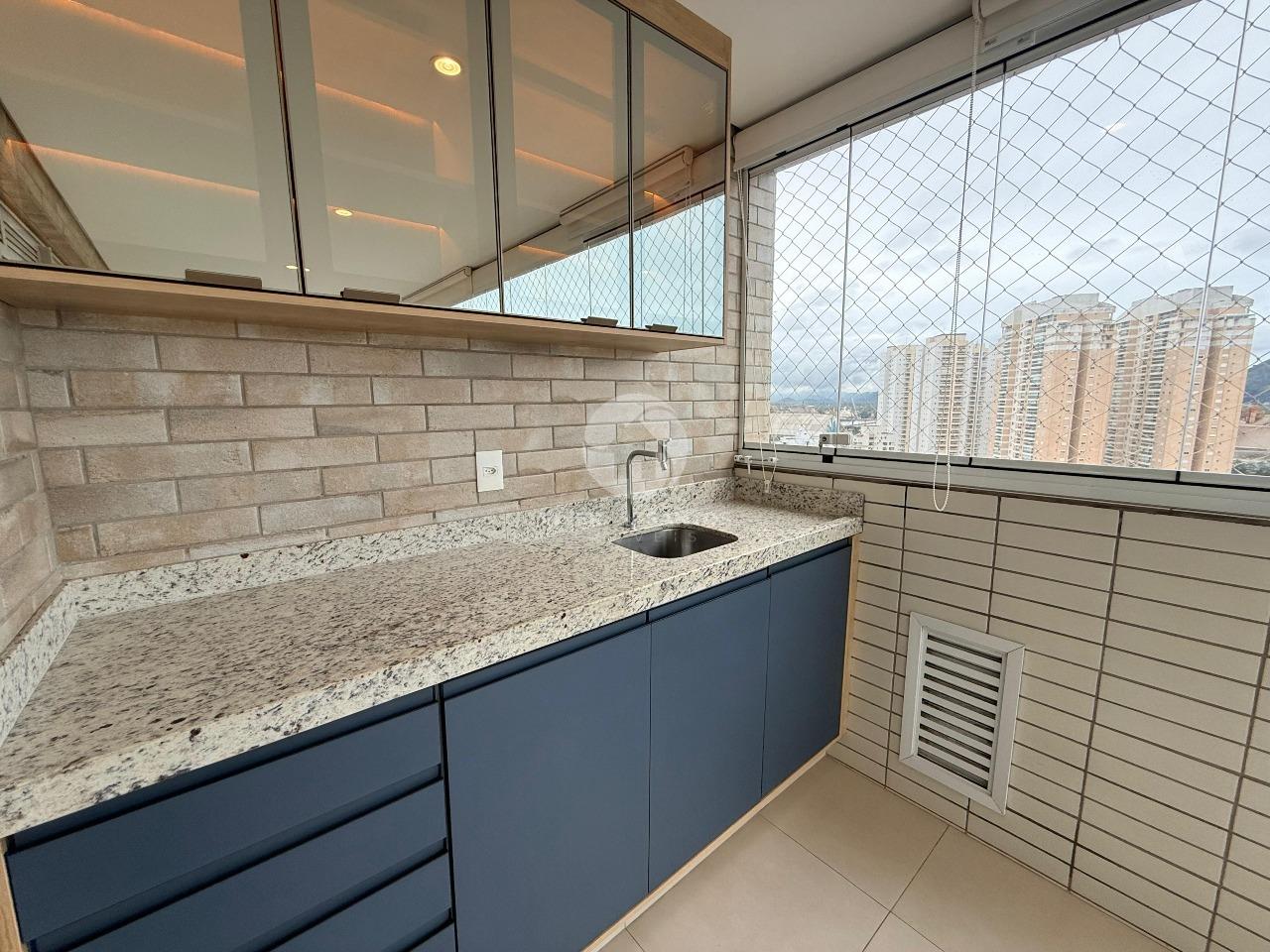 Apartamento com varanda e vista na Ponta da Praia em Ponta da Praia, Santos — foto 7