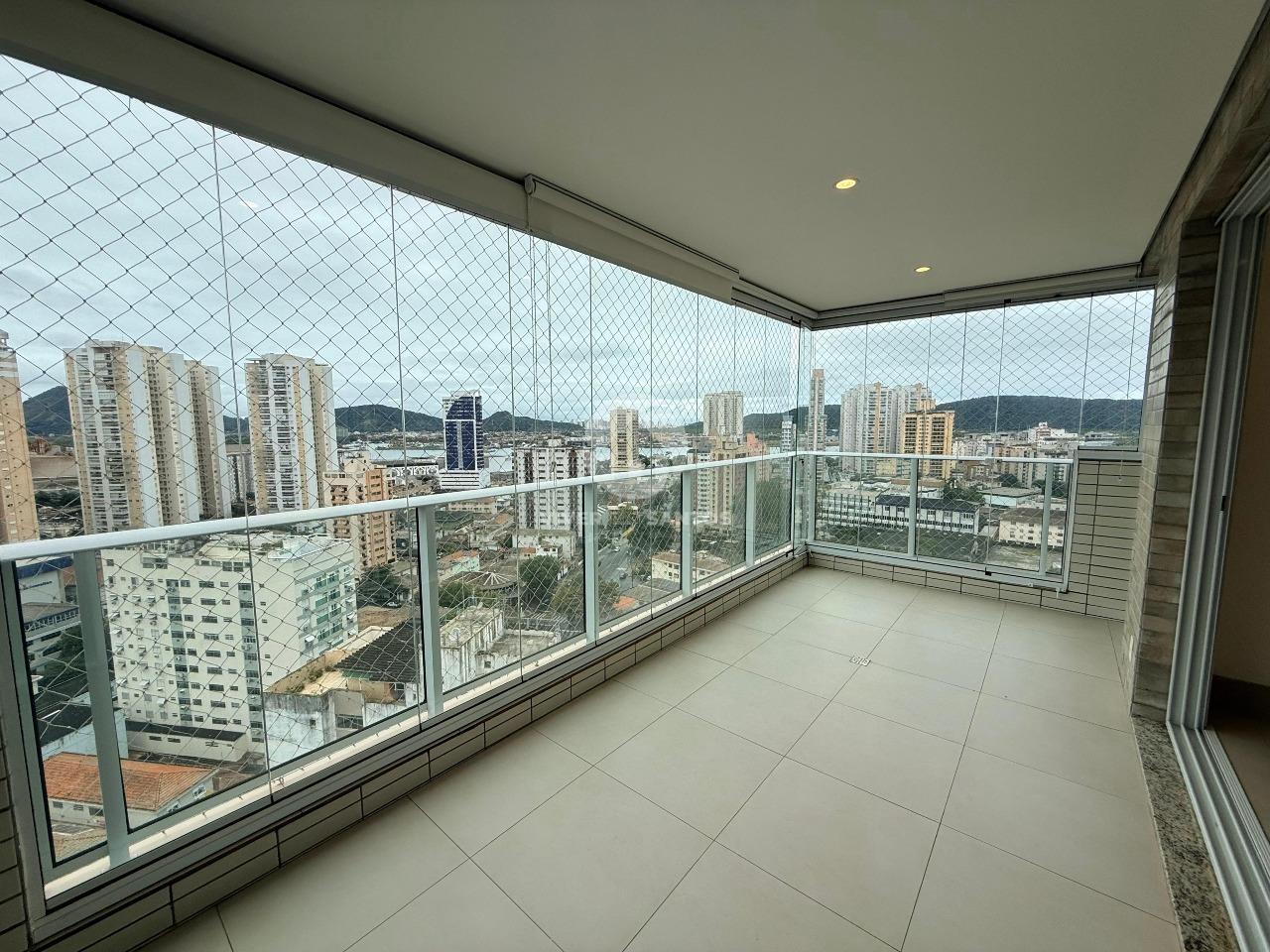 Apartamento com varanda e vista na Ponta da Praia em Ponta da Praia, Santos — foto 9