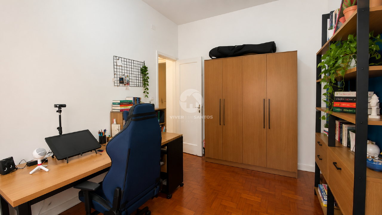 Apartamento amplo com 74m2 varanda na Encruzilhada/Santos em Encruzilhada, Santos — foto 7