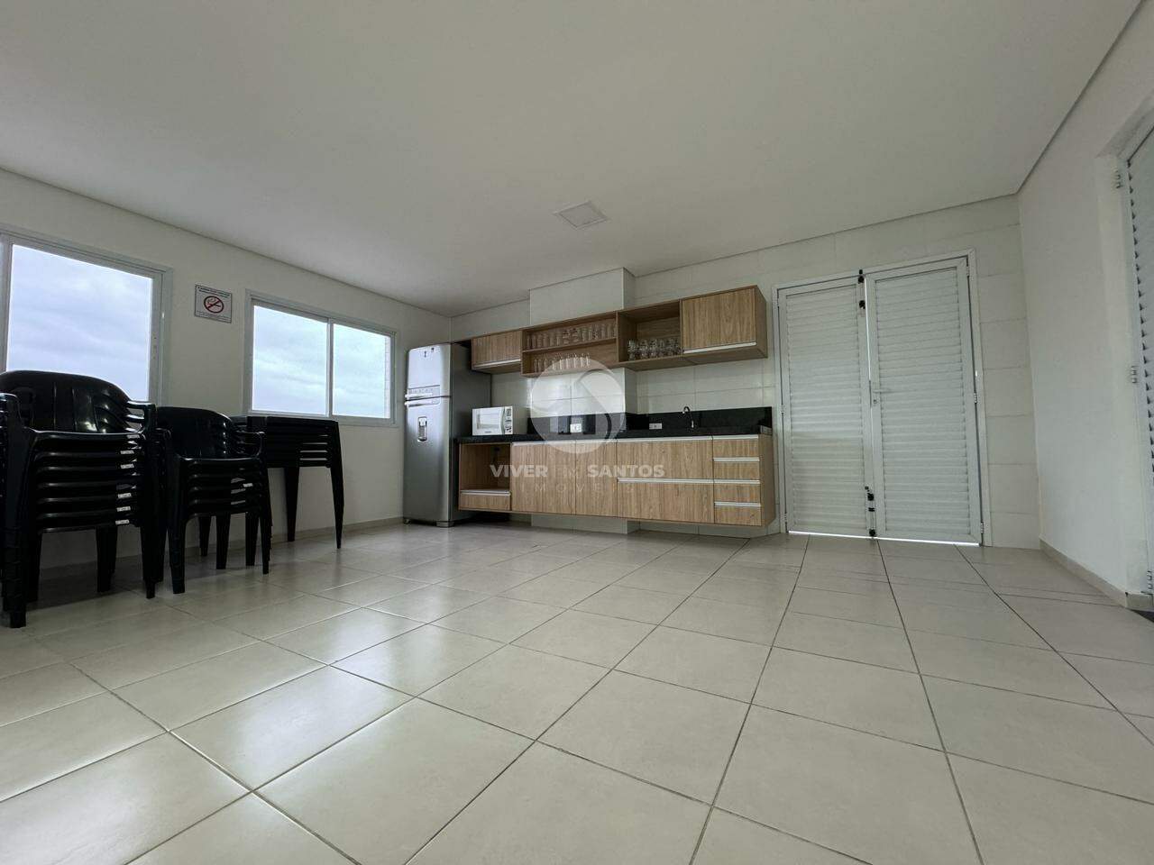 Excelente apartamento de 1 quarto, sacada gourmet e lazer completo em Macuco, Santos — foto 13