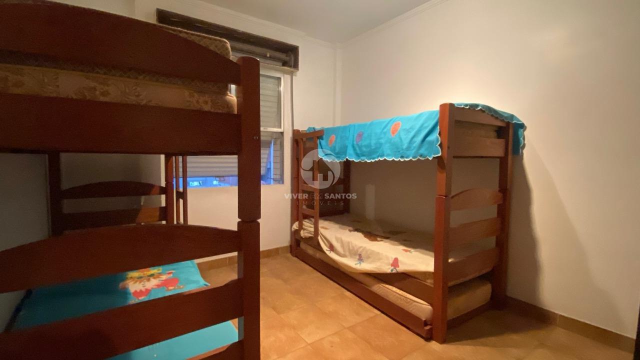 Apartamento 2 quartos, varanda, vaga e vista mar no Gonzaga em Gonzaga, Santos — foto 9