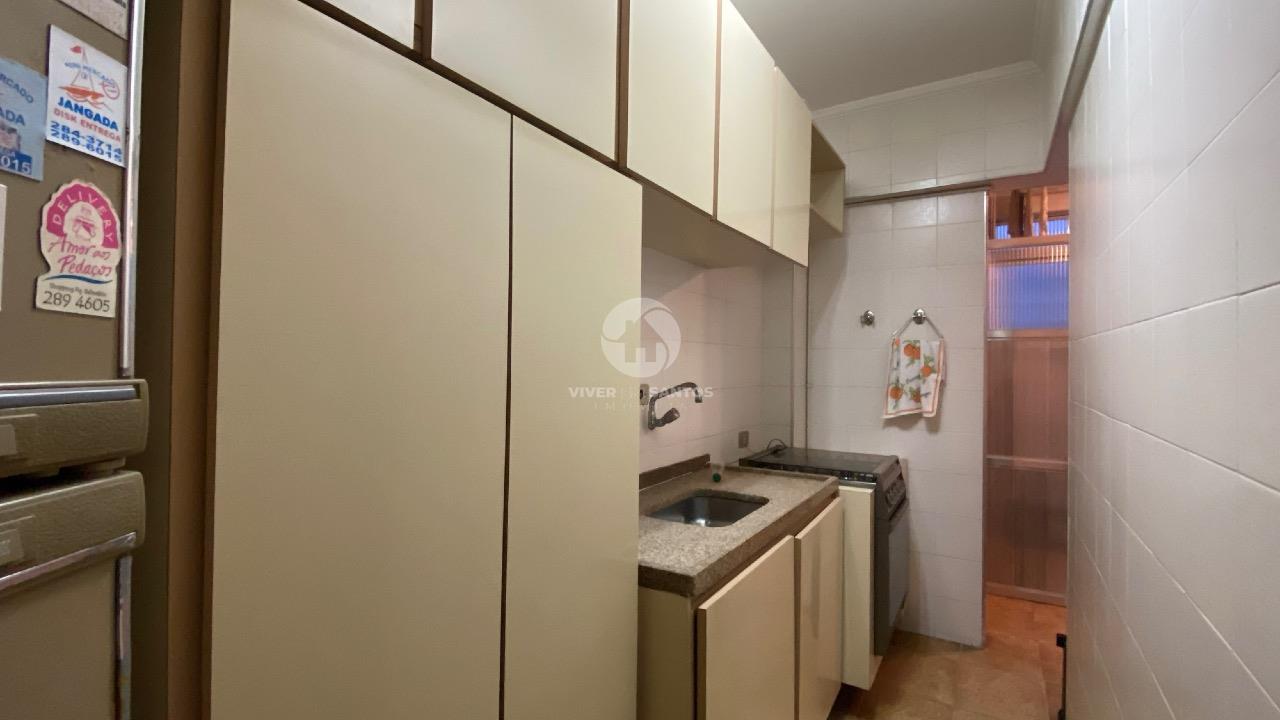 Apartamento 2 quartos, varanda, vaga e vista mar no Gonzaga em Gonzaga, Santos — foto 11