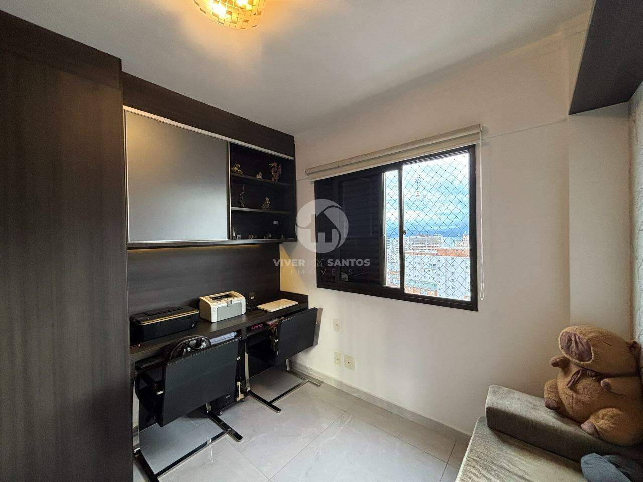 Apartamento 3 quartos e 2 vagas de garagem com Vista Mar Ponta da Praia - Santos/SP em Ponta da Praia, Santos — foto 12