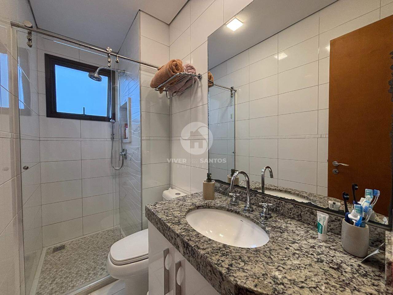 Apartamento 3 quartos e 2 vagas de garagem com Vista Mar Ponta da Praia - Santos/SP em Ponta da Praia, Santos — foto 11