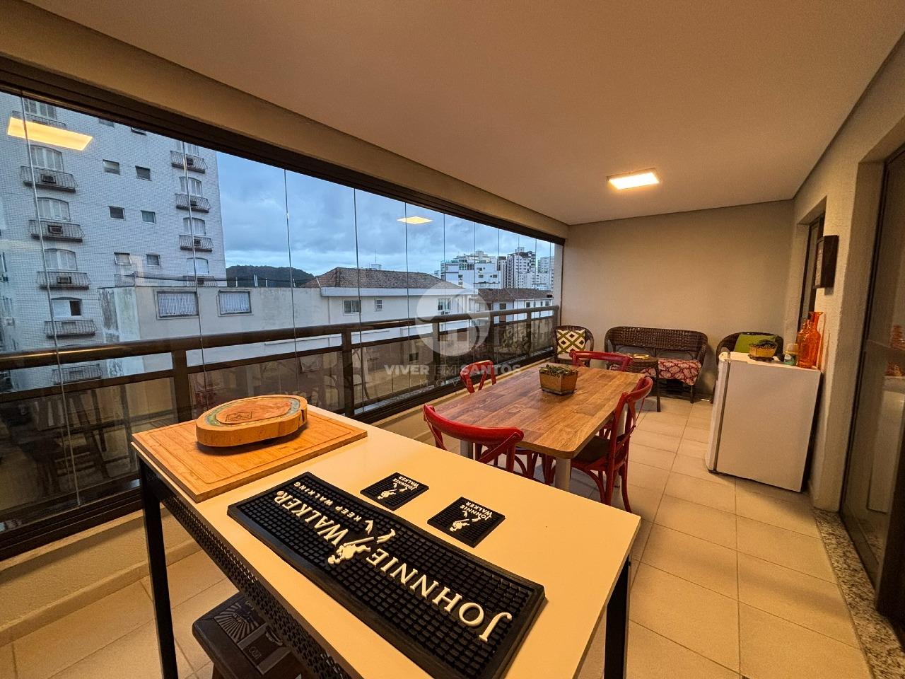 Apartamento 3 quartos e 2 vagas de garagem na Ponta da Praia - Santos/SP em Ponta da Praia, Santos — foto 8