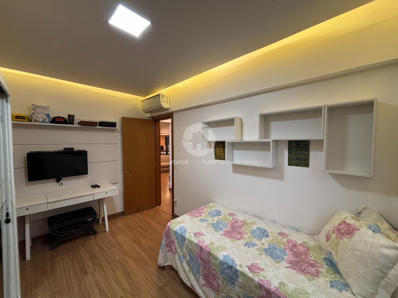 Apartamento 3 quartos e 2 vagas de garagem na Ponta da Praia - Santos/SP em Ponta da Praia, Santos — foto 12
