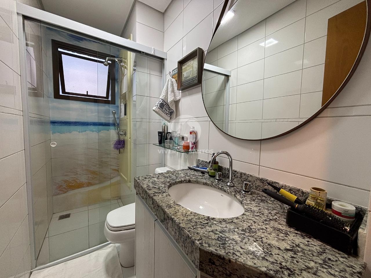 Apartamento 3 quartos e 2 vagas de garagem na Ponta da Praia - Santos/SP em Ponta da Praia, Santos — foto 13