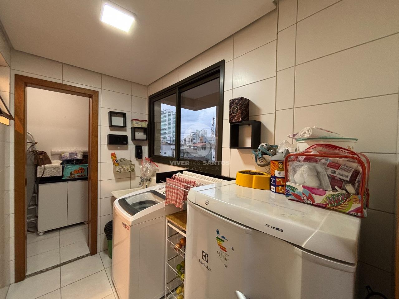 Apartamento 3 quartos e 2 vagas de garagem na Ponta da Praia - Santos/SP em Ponta da Praia, Santos — foto 24