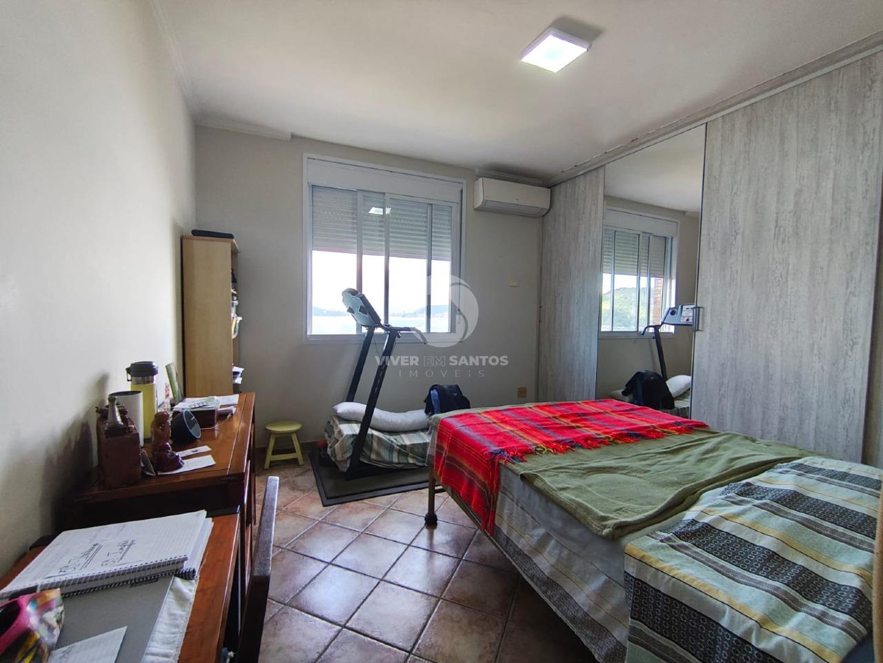 Apartamento Frente Mar Totalmente Reformado e Vista Permanente na Ponta da Praia - Santos/SP em Ponta da Praia, Santos — foto 17