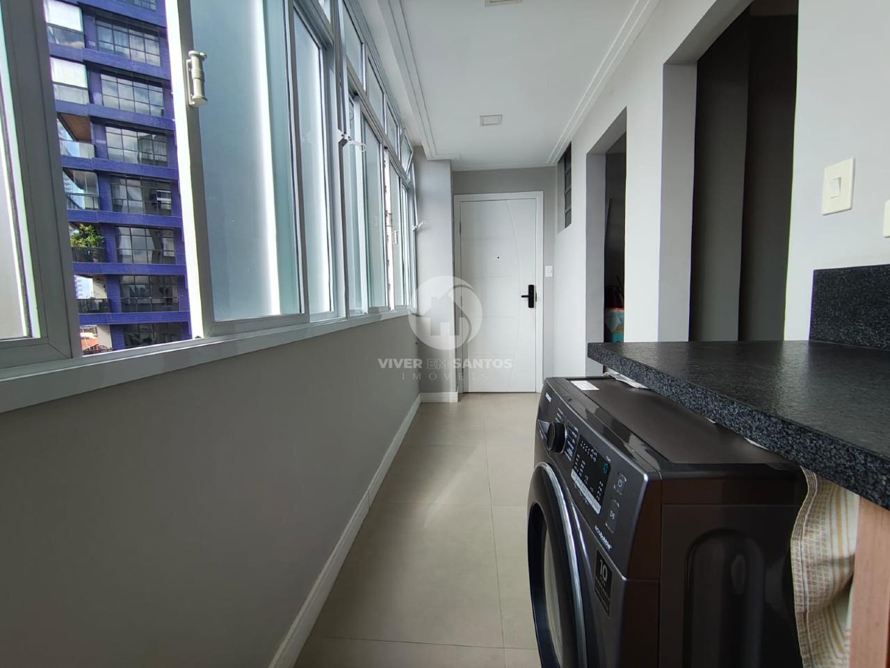 Apartamento Frente Mar Totalmente Reformado e Vista Permanente na Ponta da Praia - Santos/SP em Ponta da Praia, Santos — foto 24